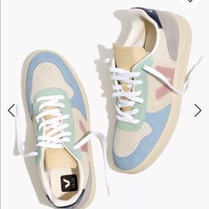 Veja Suede pastel shoes